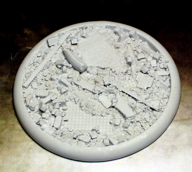 Round Lip Bases: Urban Rubble 80mm - Click Image to Close